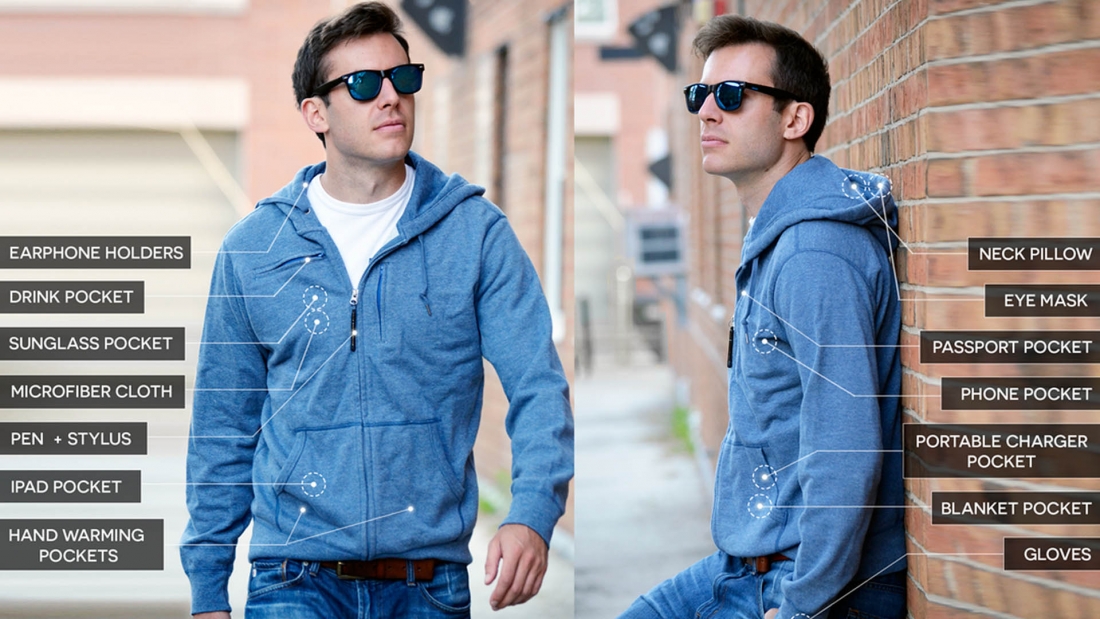 BauBax Swiss Army Knife Travel Jacket Kickstarter