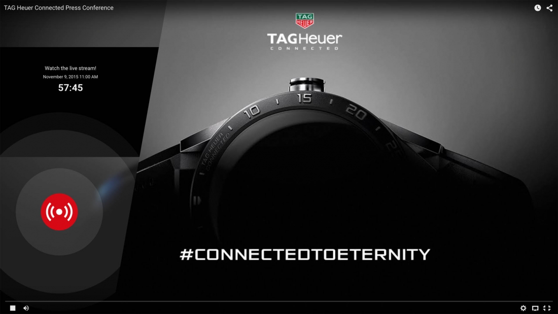 TAG Heuer Carrera Connected Launch Live