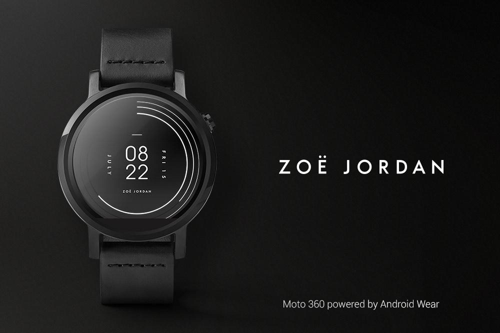 Zoe Jordan Android Wear Designer Watch faces Android iOS