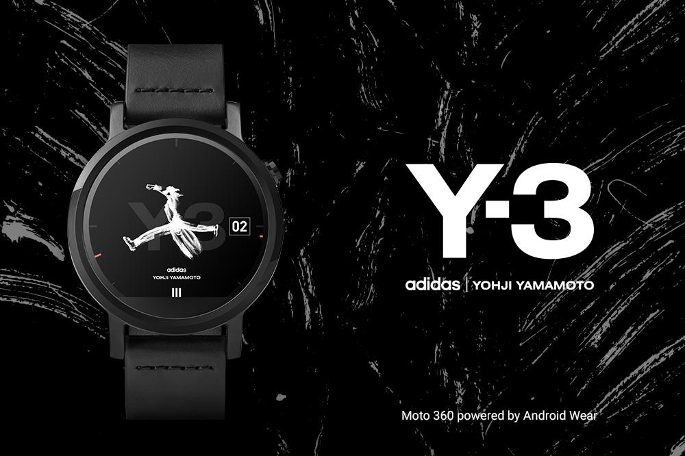 Y-3 Adidas Android Wear Designer Watch faces Android iOS
