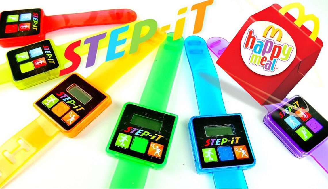 STEP-iT McDonalds FItness Activity Tracker Pedometer Recall Happy Meal
