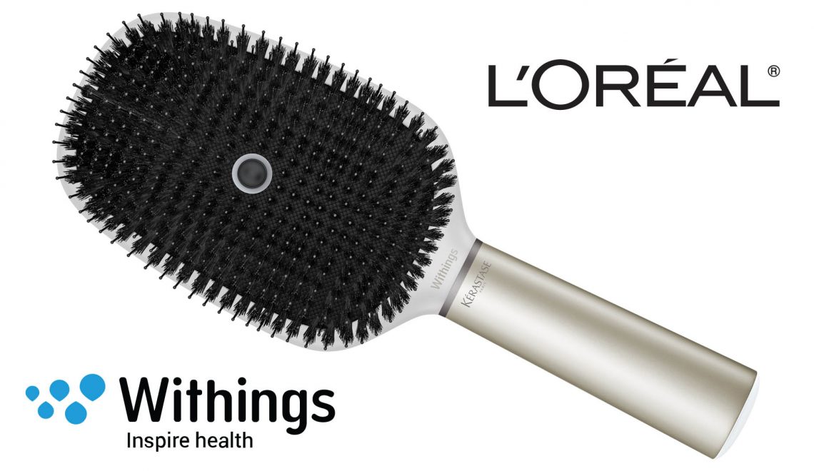 LOreal Withings Kerastase Hair Coach Smart Connected Hair Brush hairbrush Bluetooth